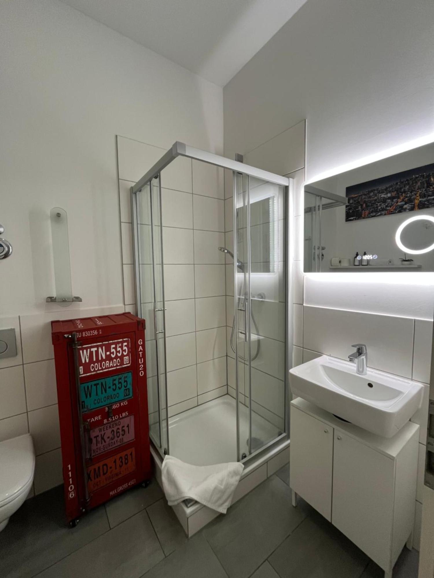Apartments An Der Arena ไลป์ซิก ภายนอก รูปภาพ