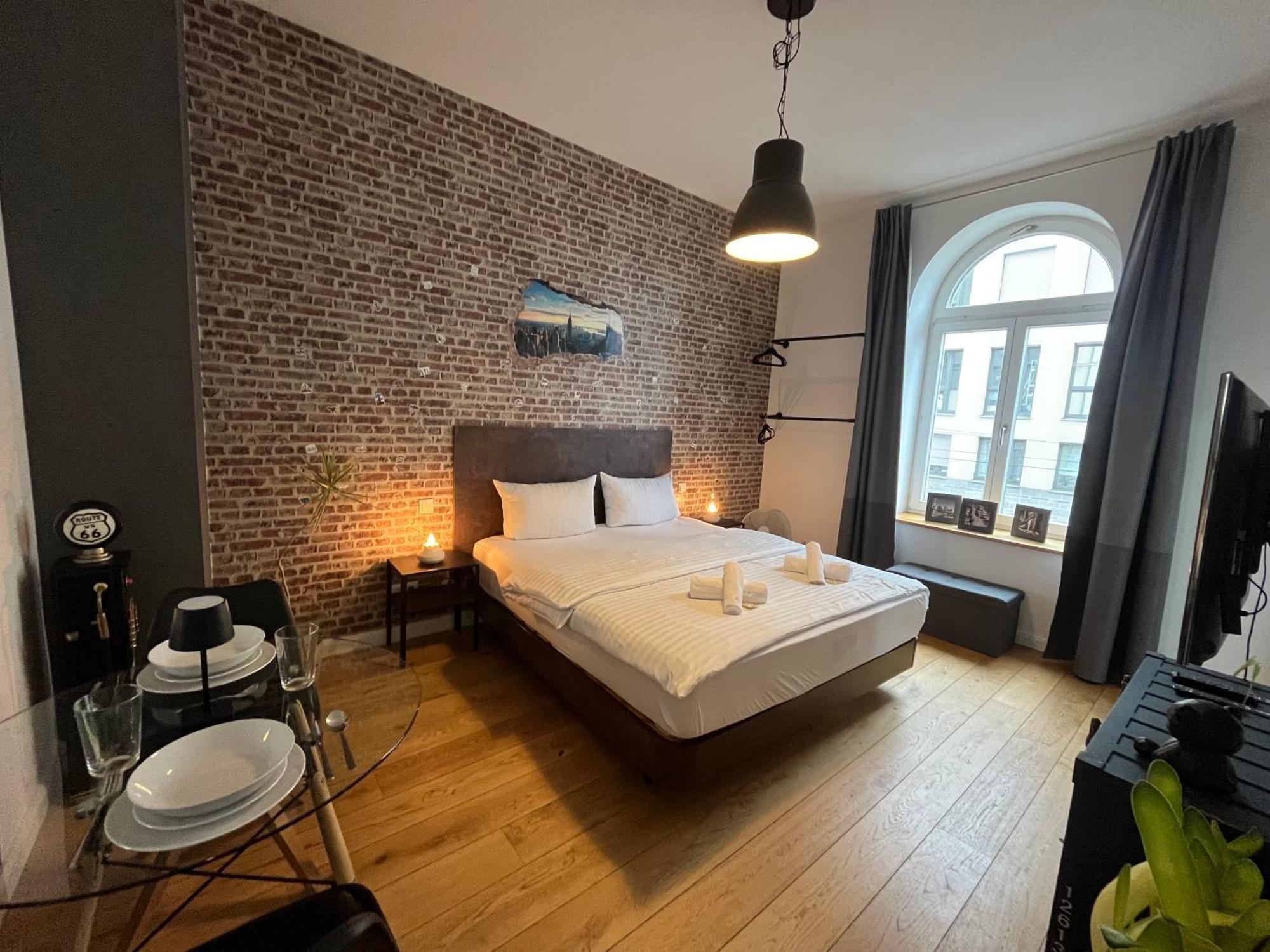 Apartments An Der Arena ไลป์ซิก ภายนอก รูปภาพ