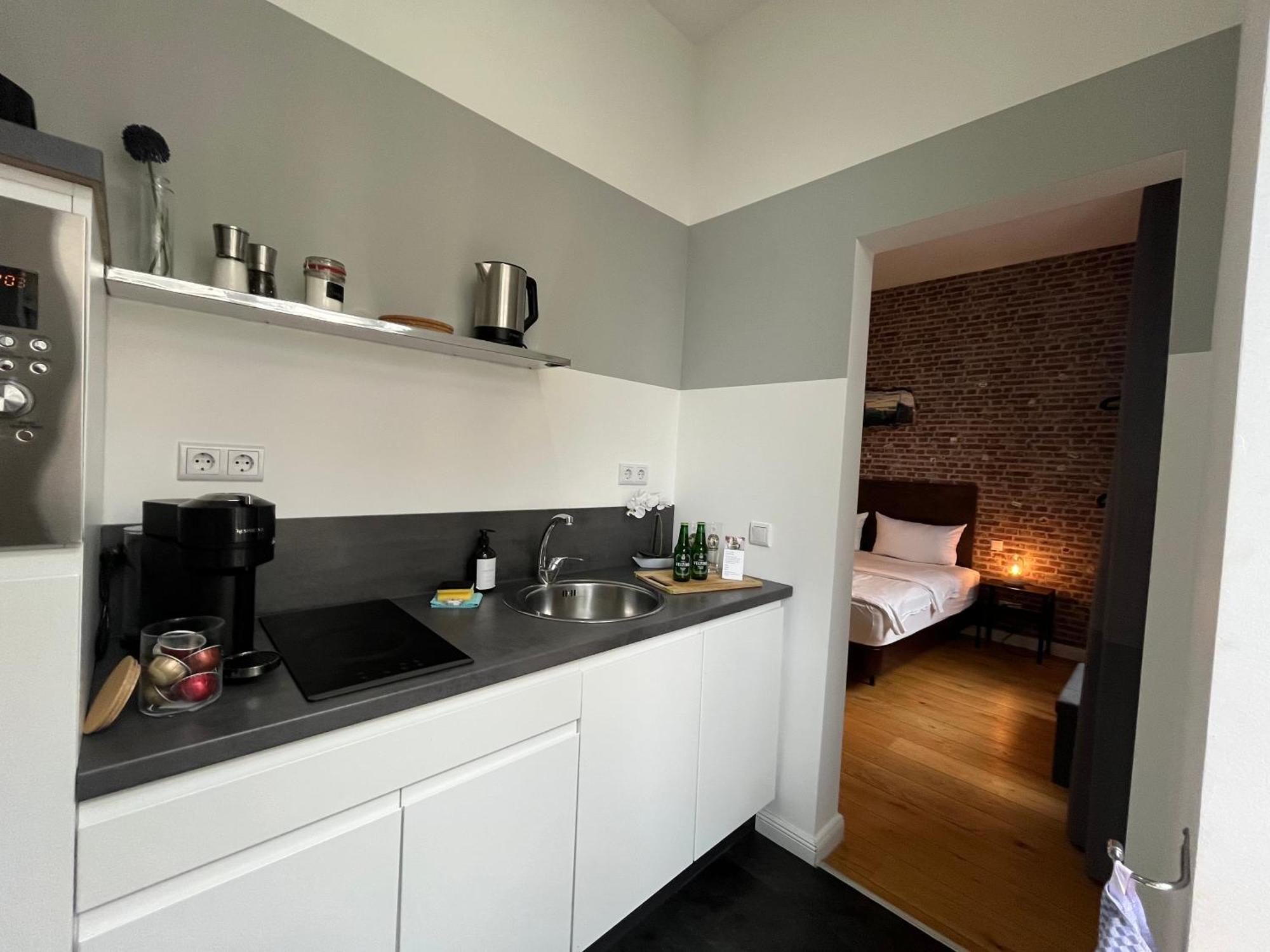 Apartments An Der Arena ไลป์ซิก ภายนอก รูปภาพ